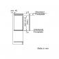 Preview: Siemens KI31R2FE0 iQ300 Einbaukühlschrank, Nischenhöhe 102,1 cm, 165 L, Flachscharnier, Super Cooling, extrem leise, weiß
