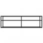 Preview: TV-Schrank Schwarz 140x40x40,5 cm Hartglas