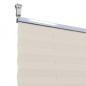 Preview: Plissee Faltrollo Rollo Plisseerollo 60x100cm Creme