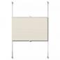 Preview: Plissee Faltrollo Rollo Plisseerollo 80x125cm Creme