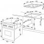 Preview: Amica EHC 12516 E EEK: A Einbauherd-Set mit Glaskeramikkochfeld, 62 L, Nischenhöhe: 60 cm, 9 Backofenfunktionen, Umluft, CoolDoor3, Steam Clean, Edelstahl