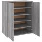 Preview: Schuhschrank Grau Sonoma 60x35x70 cm Holzwerkstoff