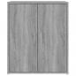 Preview: Schuhschrank Grau Sonoma 60x35x70 cm Holzwerkstoff