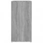 Preview: Schuhschrank Grau Sonoma 60x35x70 cm Holzwerkstoff