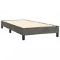 Preview: Boxspringbett mit Matratze Dunkelgrau 90x190 cm Samt