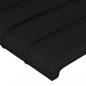 Preview: Kopfteile 2 Stk. Schwarz 90x5x78/88 cm Stoff