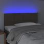 Preview: LED Kopfteil Taupe 100x5x78/88 cm Stoff