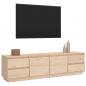 Preview: TV-Schrank 176x37x47,5 cm Massivholz Kiefer