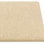 Preview: Wandpaneele 12 Stk. Creme 30x15 cm Stoff 0,54 m²