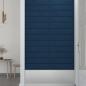 Preview: Wandpaneele 12 Stk. Blau 60x15 cm Samt 1,08 m²