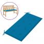 Preview: Gartenbank-Auflage Blau 100x50x3 cm Oxford-Gewebe