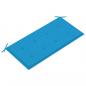 Preview: Gartenbank-Auflage Blau 100x50x3 cm Oxford-Gewebe