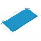 Preview: Gartenbank-Auflage Blau 100x50x3 cm Oxford-Gewebe