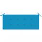 Preview: Gartenbank-Auflage Blau 120x50x3 cm Oxford-Gewebe