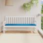 Preview: ARDEBO.de - Gartenbank-Auflage Blau 180x50x3 cm Oxford-Gewebe