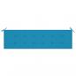 Preview: Gartenbank-Auflage Blau 180x50x3 cm Oxford-Gewebe