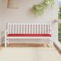 Preview: ARDEBO.de - Gartenbank-Auflage Rot 180x50x3 cm Oxford-Gewebe