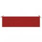 Preview: Gartenbank-Auflage Rot 180x50x3 cm Oxford-Gewebe