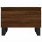 Preview: Couchtisch Braun Eichen-Optik 50x46x35 cm Holzwerkstoff