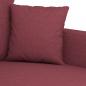 Preview: 3-Sitzer-Sofa Weinrot 180 cm Stoff