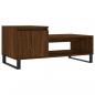 Preview: Couchtisch Braun Eichen-Optik 100x50x45 cm Holzwerkstoff