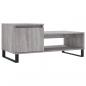 Preview: Couchtisch Grau Sonoma 100x50x45 cm Holzwerkstoff