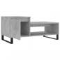 Preview: Couchtisch Betongrau 100x50x45 cm Holzwerkstoff