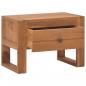 Preview: Nachttisch 50x30x35 cm Teak Massivholz