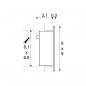 Preview: SLV FRAME CURVE LED Einbauleuchte, 3000K, eckig, silbergrau, inkl. Blattfedern (111292)