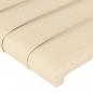 Preview: Kopfteile 2 Stk. Creme 100x5x78/88 cm Stoff