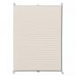 Preview: Plissee Rollo Jalousie Plisseerollo 90x150cm Creme