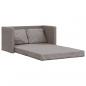 Preview: Bodensofa mit Schlaffunktion Taupe 112x174x55 cm Stoff