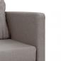 Preview: Bodensofa mit Schlaffunktion Taupe 112x174x55 cm Stoff