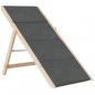 Preview: Hundetreppe Grau 105x47 cm Massivholz Tanne