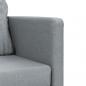 Preview: Bodensofa mit Schlaffunktion Hellgrau 112x174x55 cm Stoff