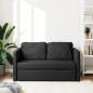 Preview: Bodensofa mit Schlaffunktion Schwarz 112x174x55 cm Stoff