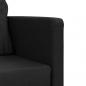 Preview: Bodensofa mit Schlaffunktion Schwarz 112x174x55 cm Stoff