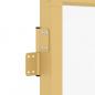 Preview: Innentür Schlank Golden 76x201,5 cm Hartglas und Aluminium