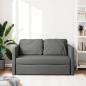 Preview: Bodensofa mit Schlaffunktion Dunkelgrau 112x174x55 cm Stoff