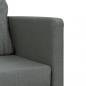 Preview: Bodensofa mit Schlaffunktion Dunkelgrau 112x174x55 cm Stoff