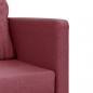 Preview: Bodensofa mit Schlaffunktion Weinrot 112x174x55 cm Stoff