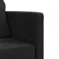 Preview: Bodensofa mit Schlaffunktion Schwarz 122x204x55 cm Samt