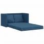 Preview: Bodensofa mit Schlaffunktion Blau 112x174x55 cm Stoff