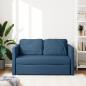 Preview: Bodensofa mit Schlaffunktion Blau 112x174x55 cm Stoff