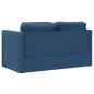 Preview: Bodensofa mit Schlaffunktion Blau 112x174x55 cm Stoff