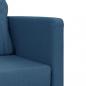 Preview: Bodensofa mit Schlaffunktion Blau 112x174x55 cm Stoff