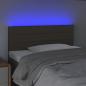 Preview: LED Kopfteil Taupe 90x5x78/88 cm Stoff