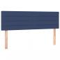 Preview: LED Kopfteil Blau 144x5x78/88 cm Stoff