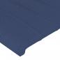 Preview: LED Kopfteil Blau 180x5x78/88 cm Stoff