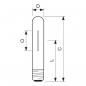 Preview: Philips MSTSONTAPIAPLUSXTRA Natriumdampflampe, 400W, E40, Röhre, klar